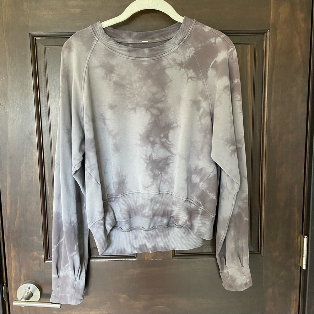 Lululemon Tie Die Crew Neck Pullover - Purple Size 4